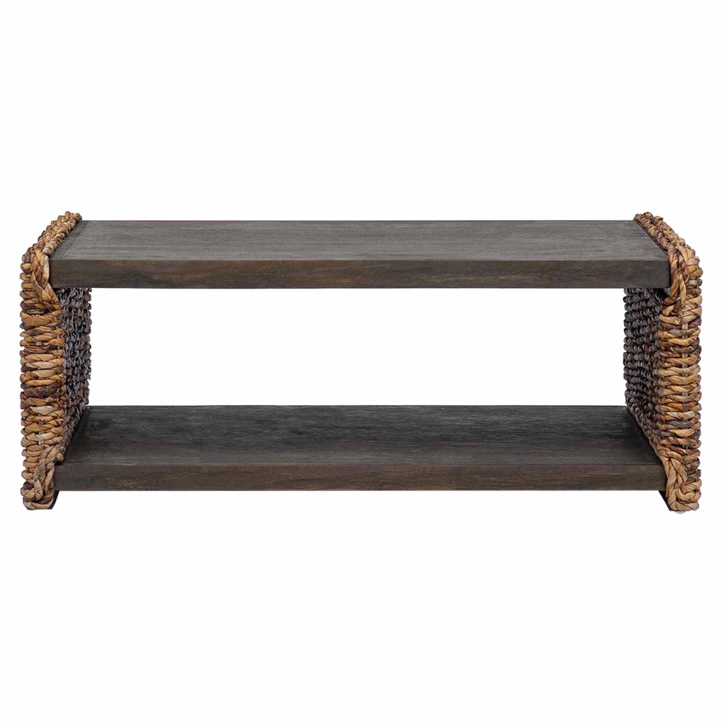 Bijzettafel Naturel 44.5 x 45 x 45 cm Massief Mahoniehout