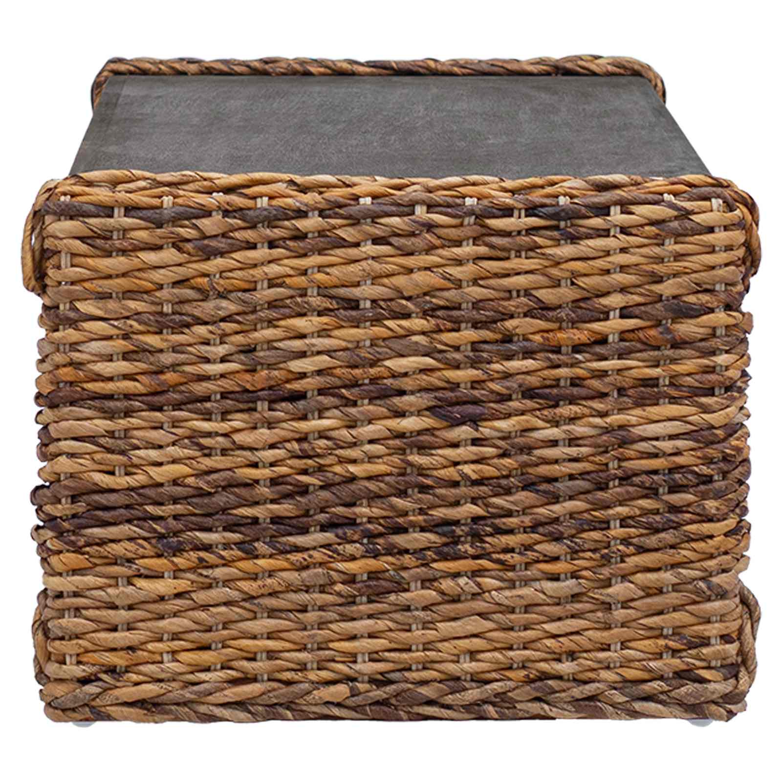 Bijzettafel Naturel 44.5 x 45 x 45 cm Massief Mahoniehout
