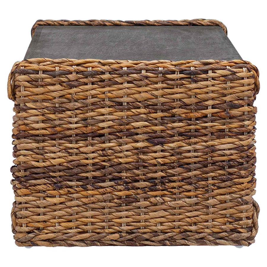 Bijzettafel Naturel 44.5 x 45 x 45 cm Massief Mahoniehout