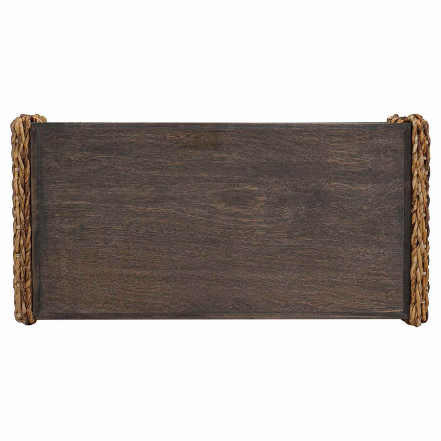 Bijzettafel Naturel 44.5 x 45 x 45 cm Massief Mahoniehout