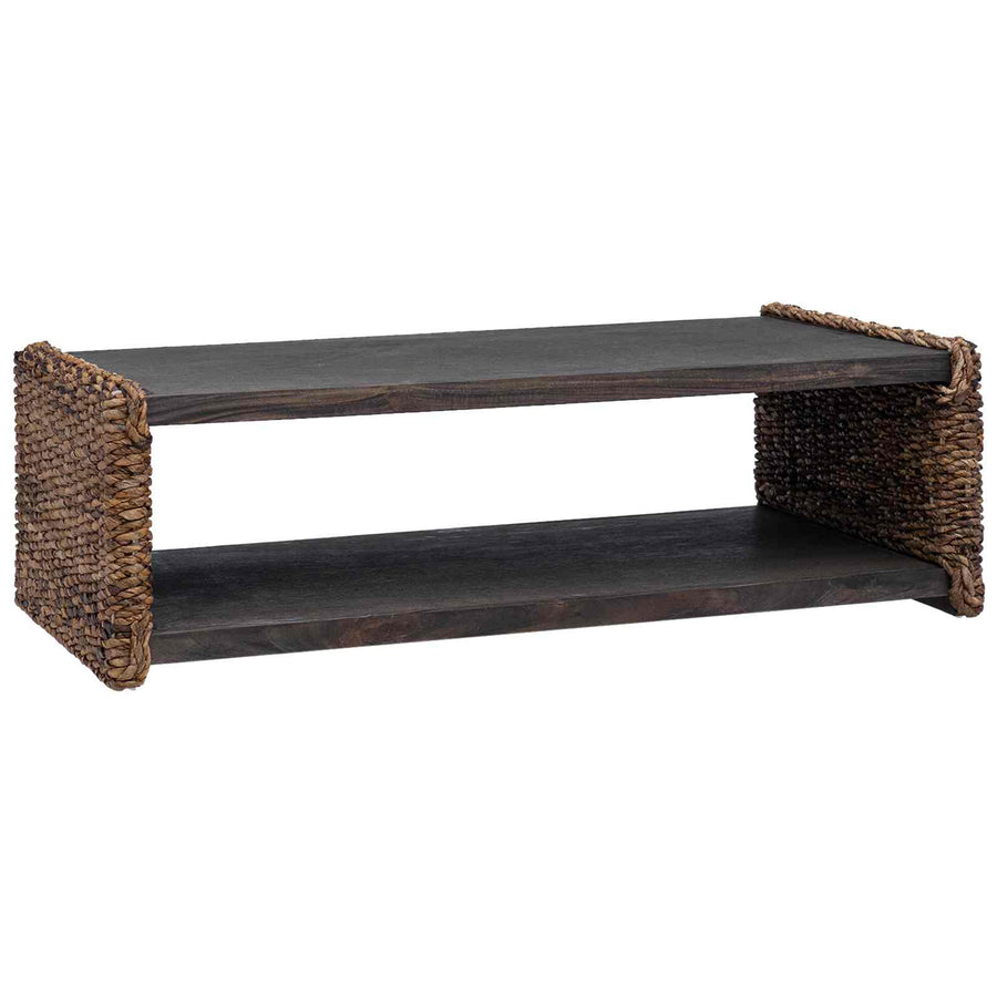 Bijzettafel Naturel 44.5 x 45 x 45 cm Massief Mahoniehout
