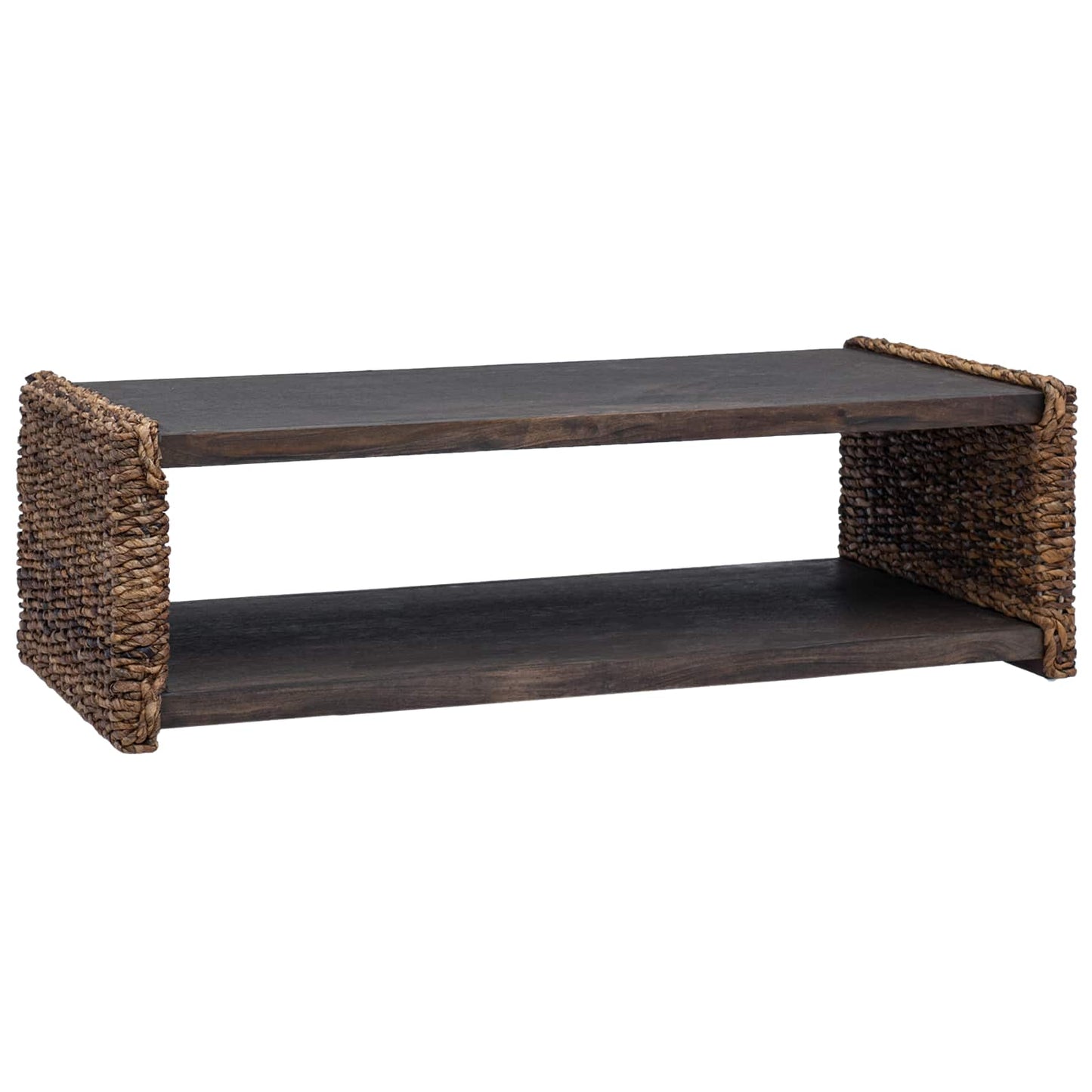Bijzettafel Naturel 44.5 x 45 x 45 cm Massief Mahoniehout