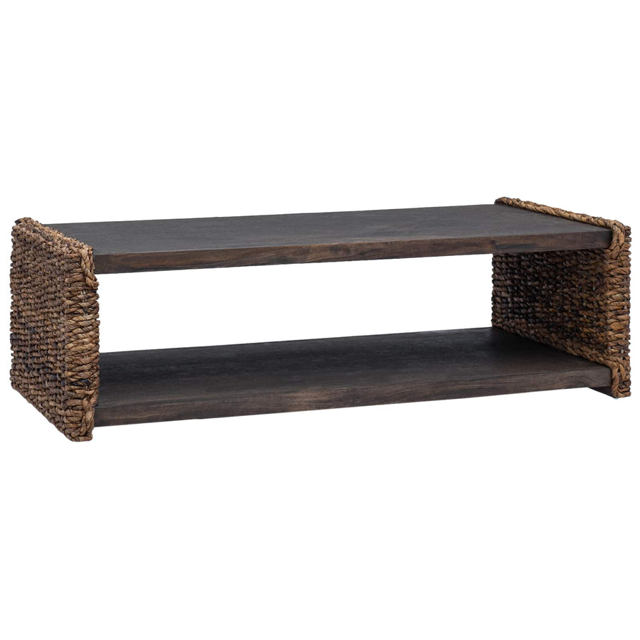Bijzettafel Naturel 44.5 x 45 x 45 cm Massief Mahoniehout