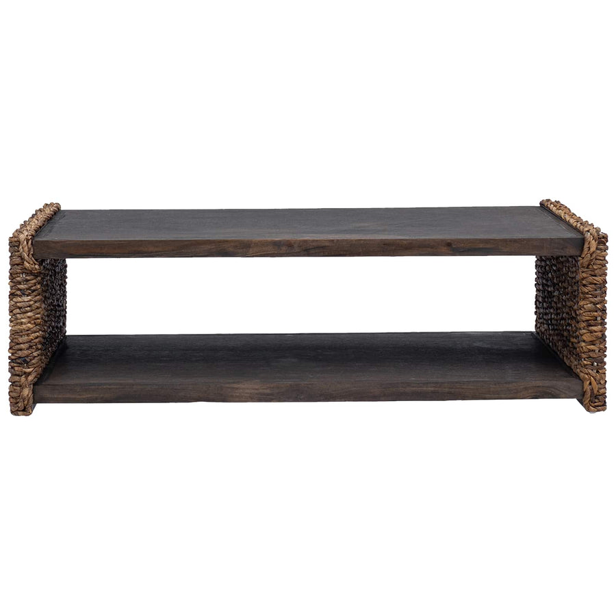 Bijzettafel Naturel 44.5 x 45 x 45 cm Massief Mahoniehout