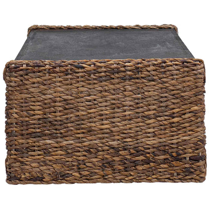 Bijzettafel Naturel 44.5 x 45 x 45 cm Massief Mahoniehout