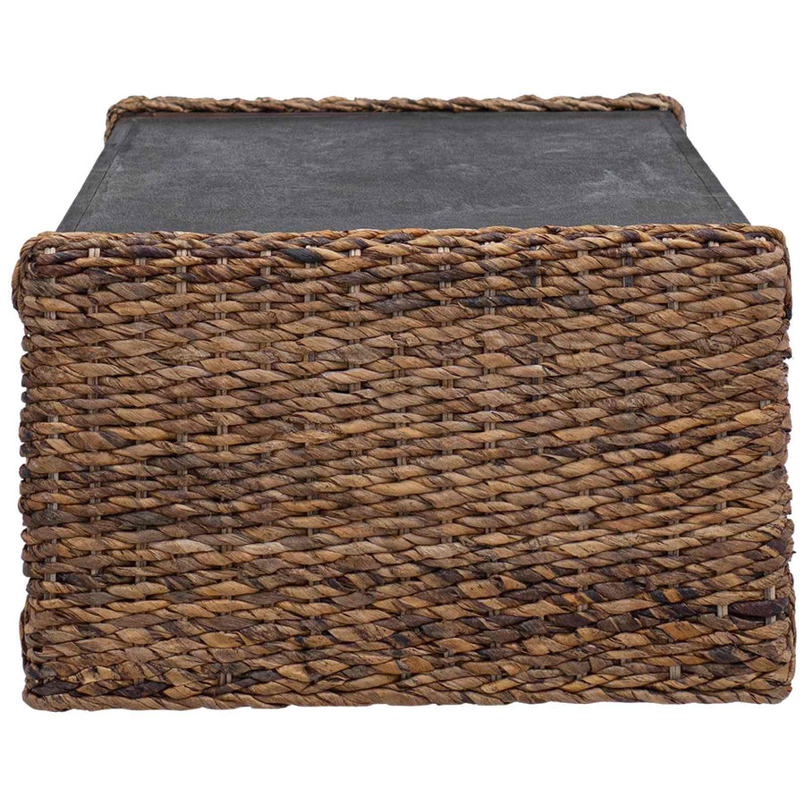 Bijzettafel Naturel 44.5 x 45 x 45 cm Massief Mahoniehout