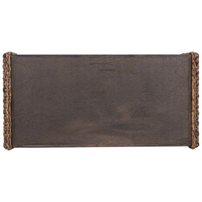 Bijzettafel Naturel 44.5 x 45 x 45 cm Massief Mahoniehout