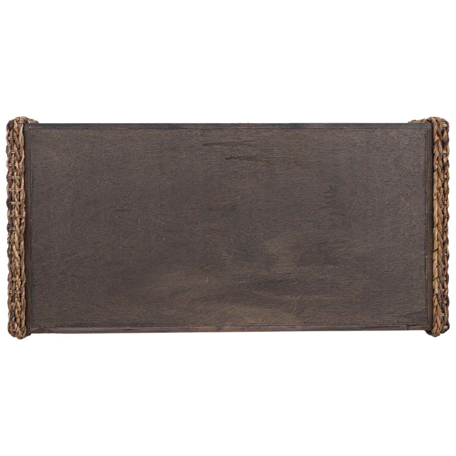 Bijzettafel Naturel 44.5 x 45 x 45 cm Massief Mahoniehout