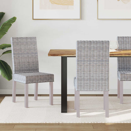 Eetkamerstoel 2 pcs Wit gewassen 45 x 54 x 93 cm