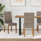 Dining Chair 2 pcs Kubu Grey 45 x 54 x 93 cm