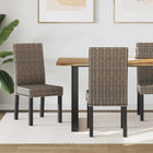 Dining chair 2 pcs Washed black 45 x 54 x 93 cm