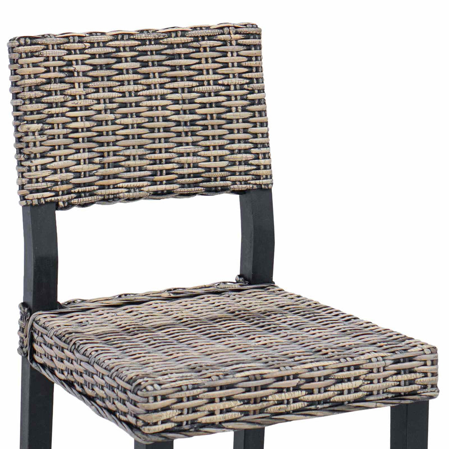 Zwart gewassen 45 x 55 x 84 cm