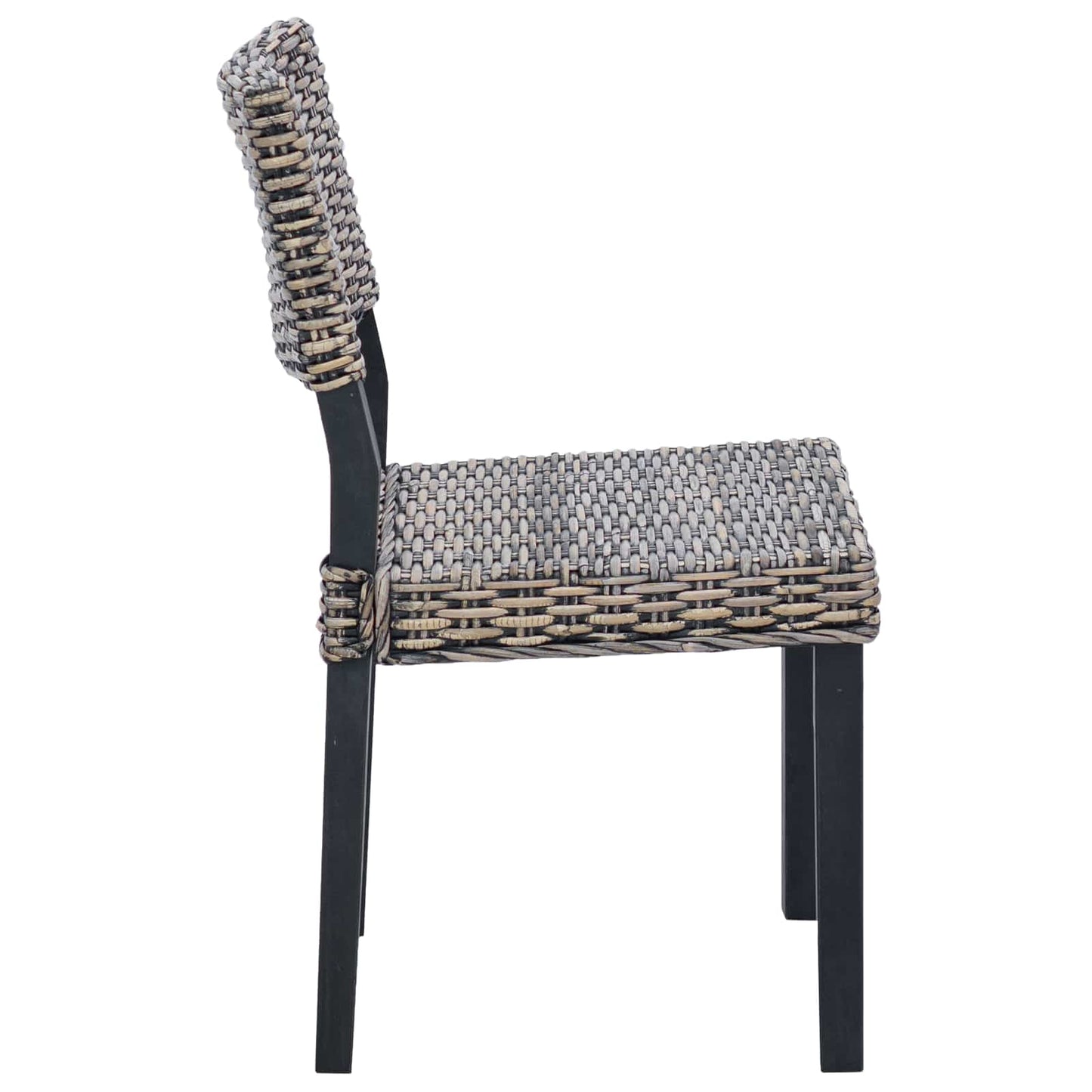 Zwart gewassen 45 x 55 x 84 cm