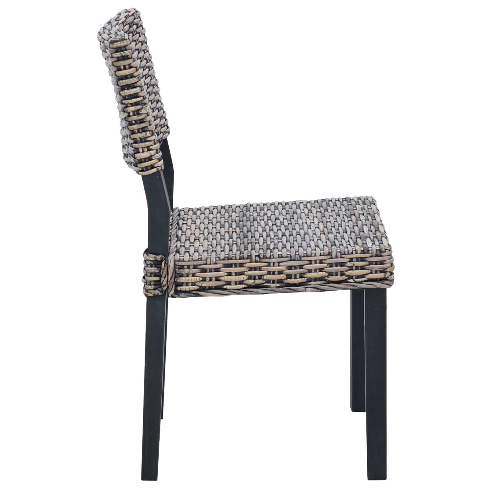 Zwart gewassen 45 x 55 x 84 cm