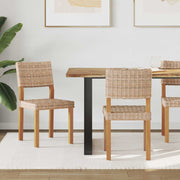 Eetkamerstoel Naturel 46x55x84 cm Kubu Rattan (2 stuks)