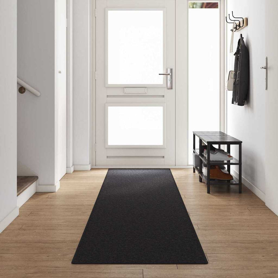 Tapijt Loper Antraciet 80 x 500 cm 100% Polypropyleen