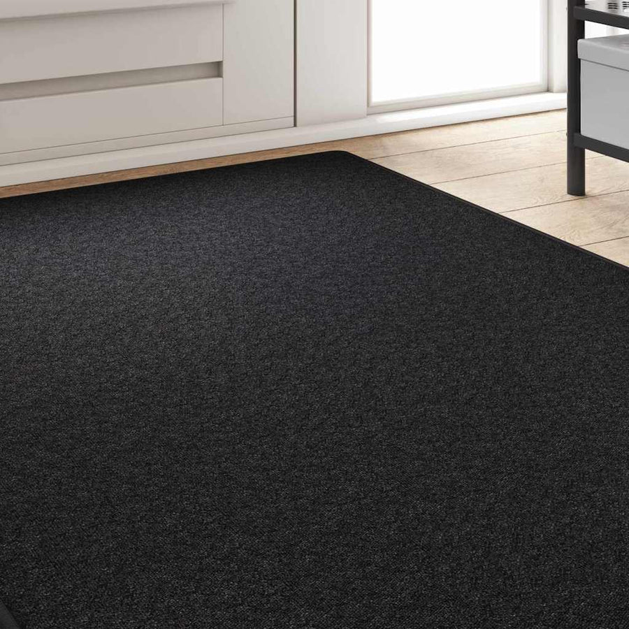 Tapijt Loper Antraciet 100 x 300 cm 100% Polypropyleen