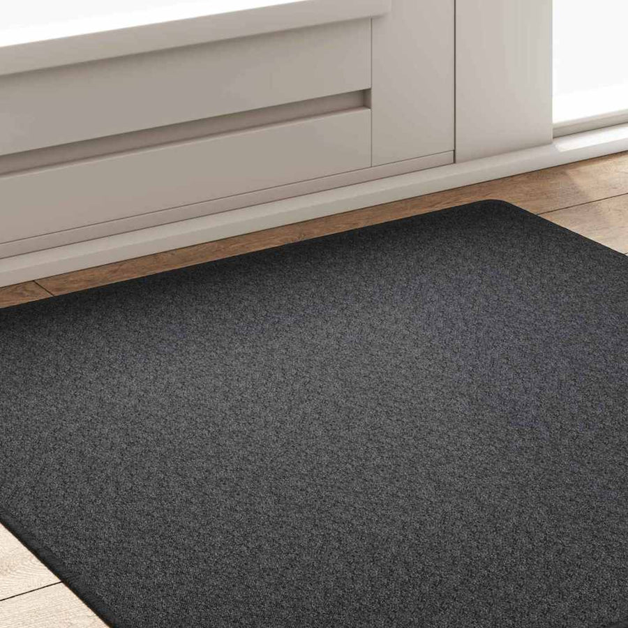 Tapijt Loper Donkergrijs 100 x 100 cm 100% Polypropyleen