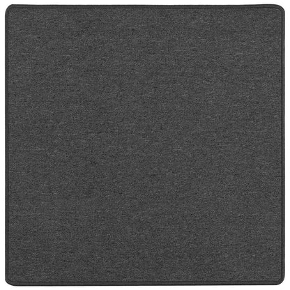 Tapijt Loper Donkergrijs 100 x 100 cm 100% Polypropyleen