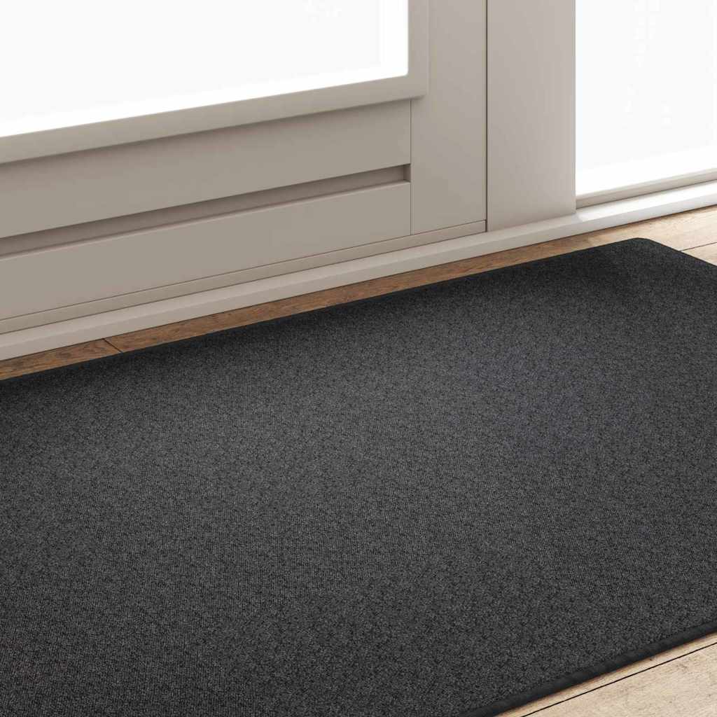 Tapijt Loper Donkergrijs 100 x 150 cm 100% Polypropyleen