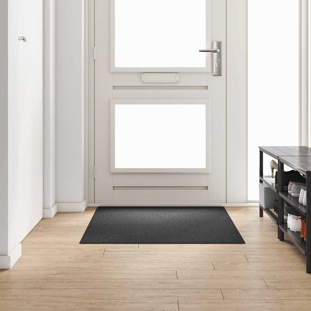 Tapijt Loper Donkergrijs 100 x 150 cm 100% Polypropyleen