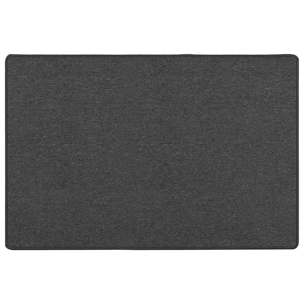 Tapijt Loper Donkergrijs 100 x 150 cm 100% Polypropyleen