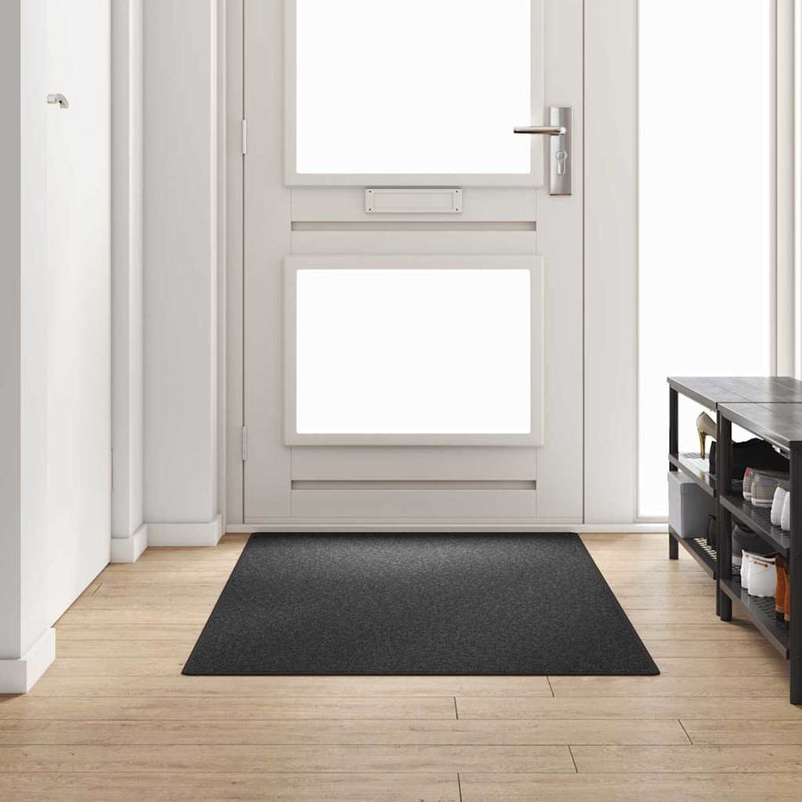 Tapijt Loper Donkergrijs 100 x 200 cm 100% Polypropyleen