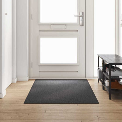 Tapijt Loper Donkergrijs 100 x 250 cm 100% Polypropyleen