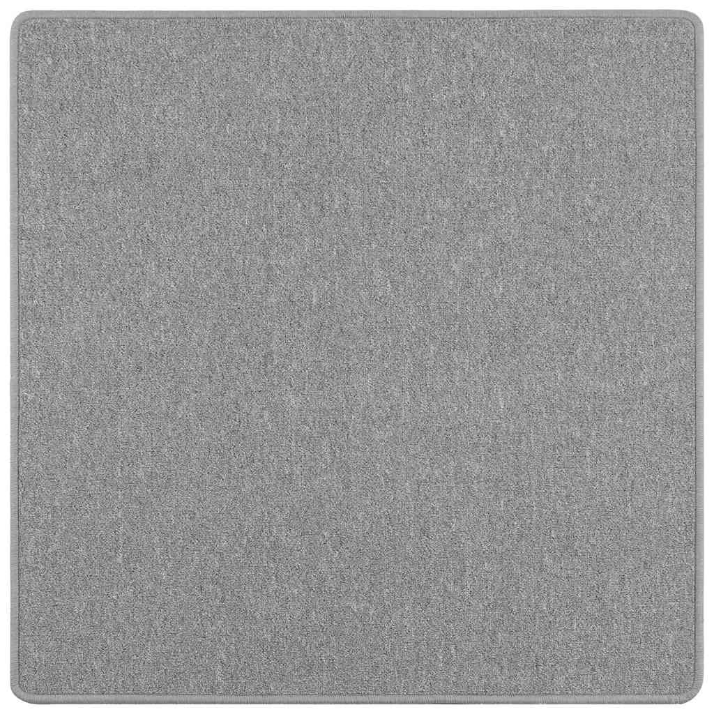 Tapijt Loper Lichtgrijs 100 x 100 cm 100% Polypropyleen