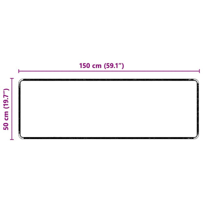Tapijt Loper Grijs 50 x 150 cm 100% Polypropylene Tuft