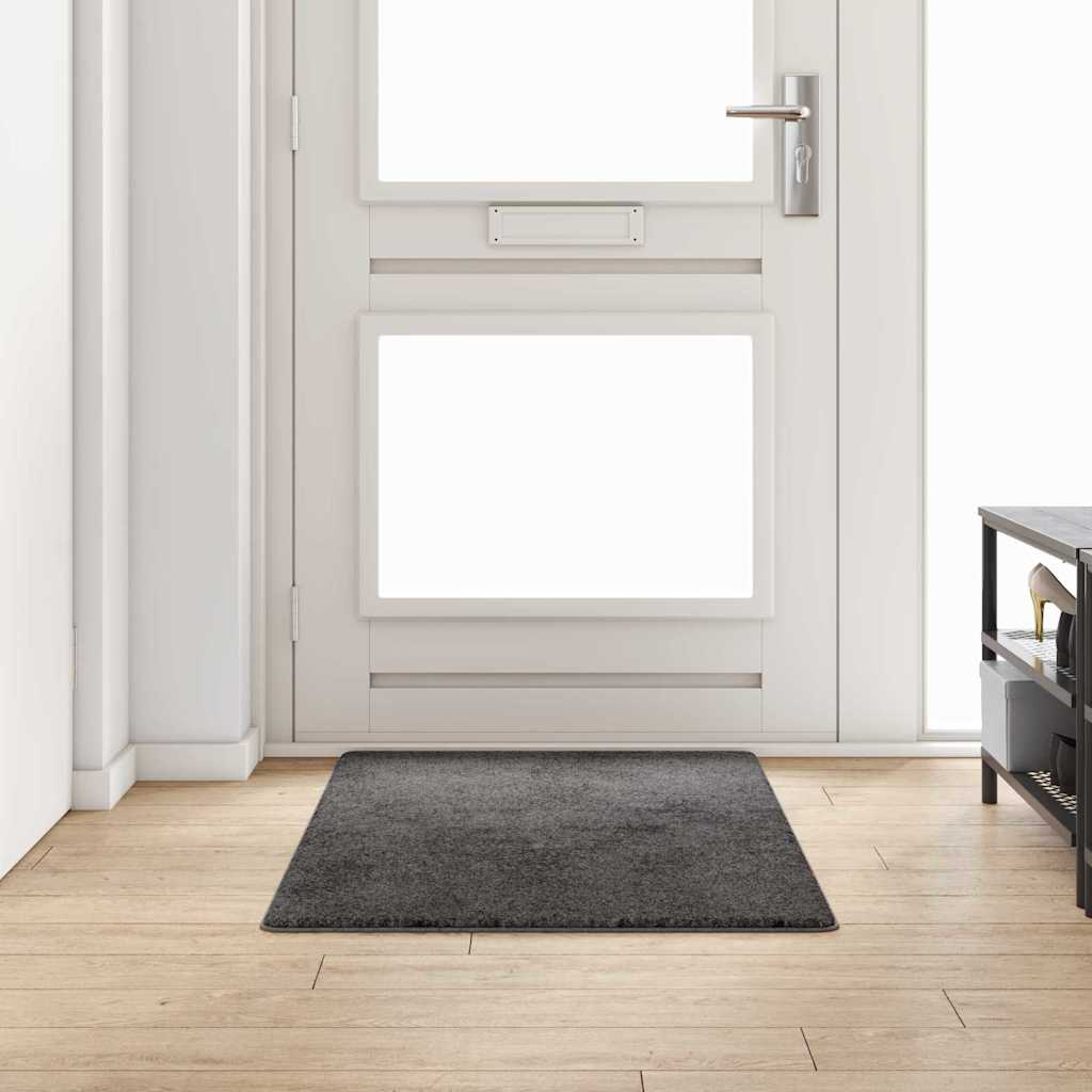 Tapijt Loper Grijs 80 x 150 cm 100% Polypropylene Tuft