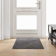 Tapijt loper grijs 80x200 cm polypropyleen