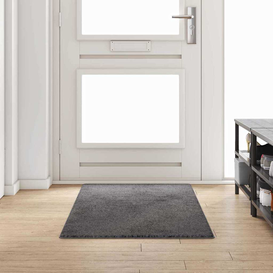 Tapijt Loper Grijs 80 x 200 cm 100% Polypropylene Tuft