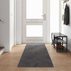 Carpet Runner Grey 80 x 400 cm 100% Polypropylene Tuft