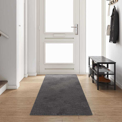 Tapijt Loper Grijs 80 x 400 cm 100% Polypropylene Tuft
