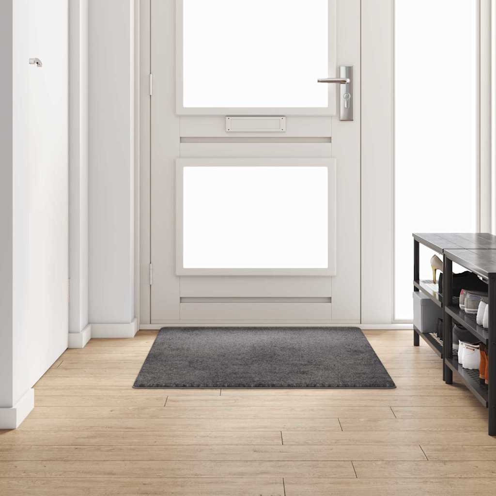 Tapijt Loper Grijs 100 x 150 cm 100% Polypropylene Tuft