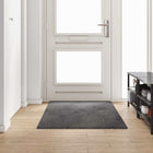 Tapijt loper grijs 100 x 200 cm polypropyleen