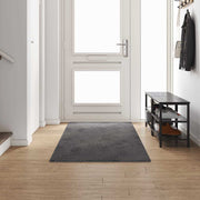 Tapijt loper grijs 100x300 cm polypropyleen