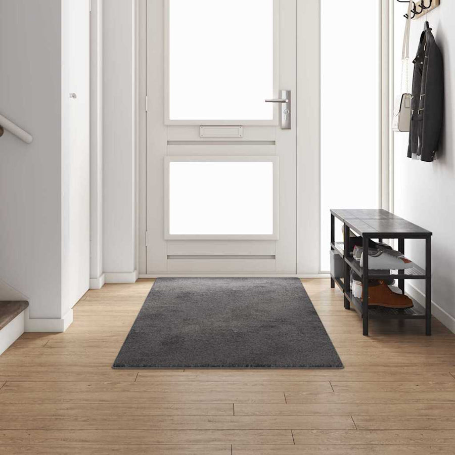 Tapijt Loper Grijs 100 x 300 cm 100% Polypropylene Tuft