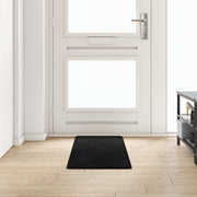Tapijt loper zwart 50 x 150 cm polypropyleen