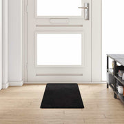 Tapijt loper zwart 50 x 200 cm polypropyleen