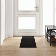 Tapijt loper zwart 50x250 cm polypropyleen