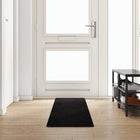 Tapijt loper zwart 50x300 cm polypropyleen
