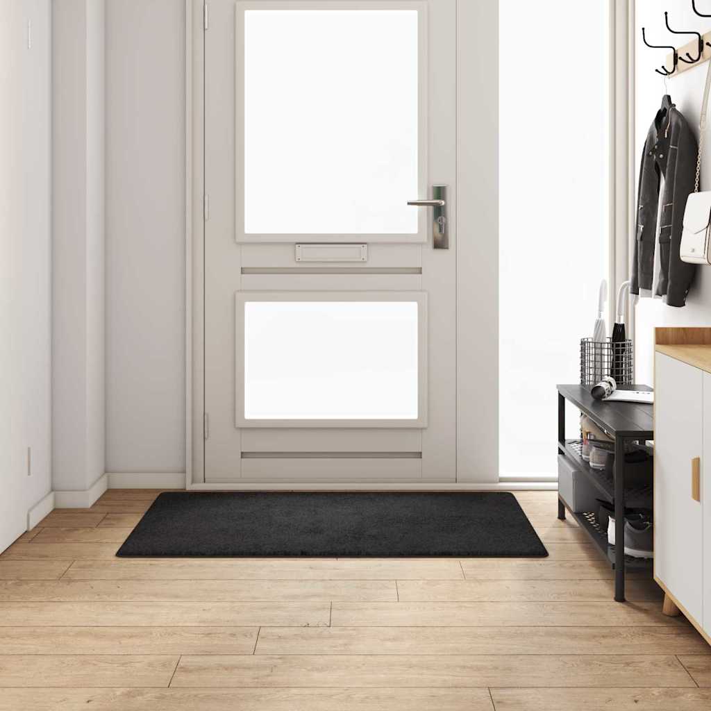 Tapijt Loper Zwart 80 x 150 cm 100% Polypropylene Tuft