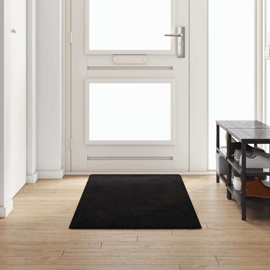 Tapijt Loper Zwart 80 x 250 cm 100% Polypropylene Tuft