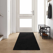 Tapijt loper zwart 80x400 cm polypropyleen