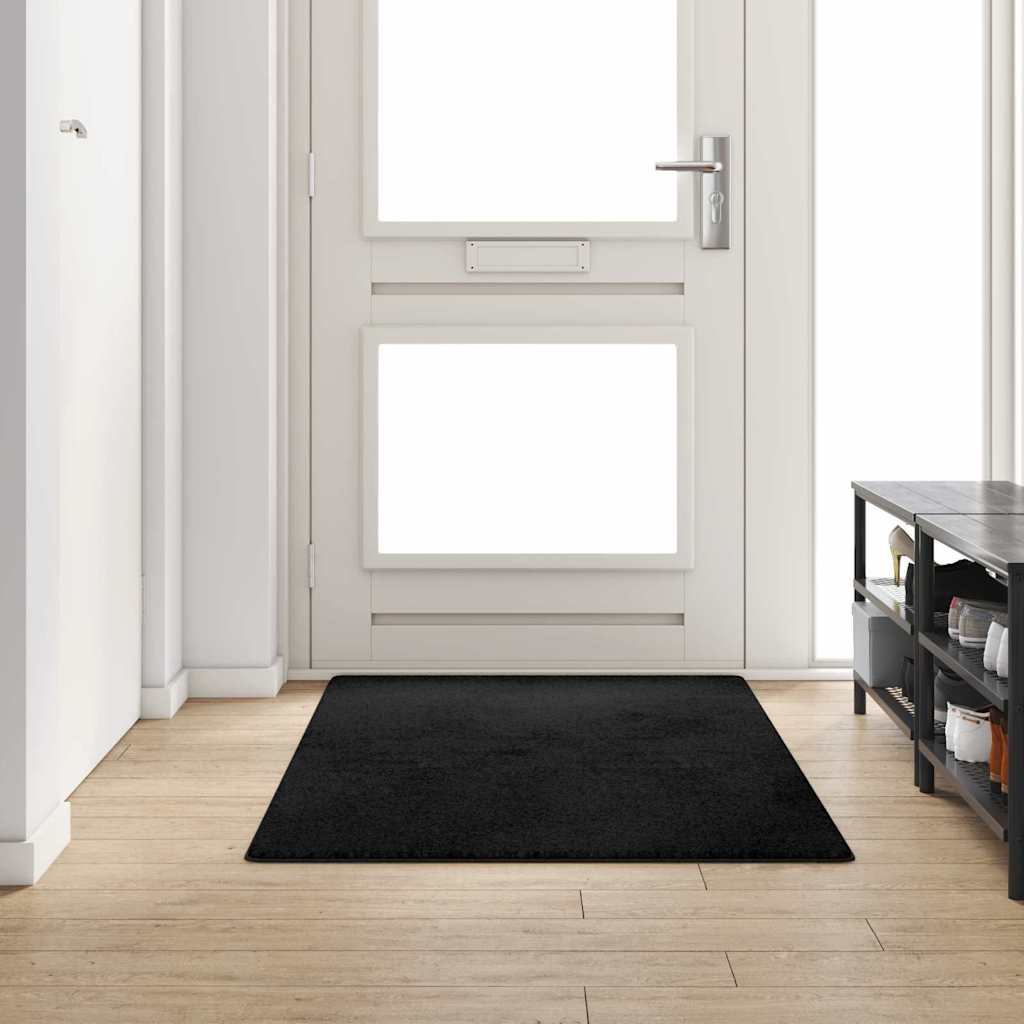 Tapijt Loper Zwart 100 x 200 cm 100% Polypropylene Tuft