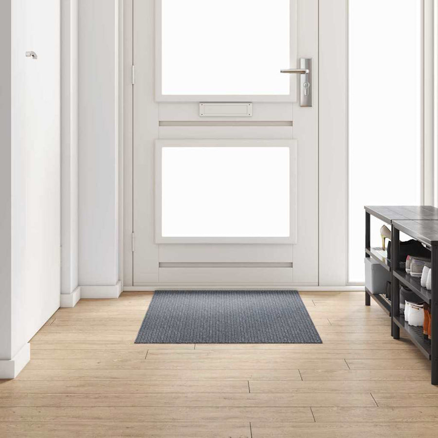 Tapijt Loper Grijs 80 x 150 cm Stof