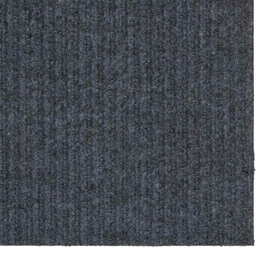 Tapijt Loper Grijs 80 x 300 cm Stof