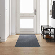 Tapijt loper grijs 80x300 cm stof